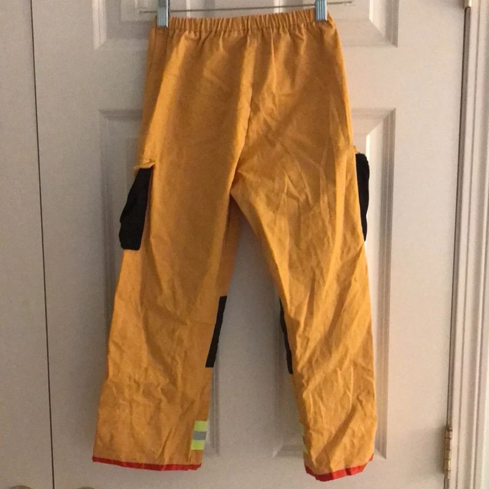 Teetotal Fireman Costume Jacket w/ Microphone & Matching Pants Halloween 7 to 8